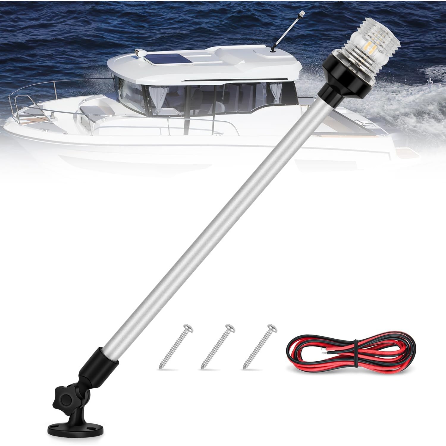 Nilight Marine Boat Stern Ligh - огляд і ціна Fishing Boat Navigation Light