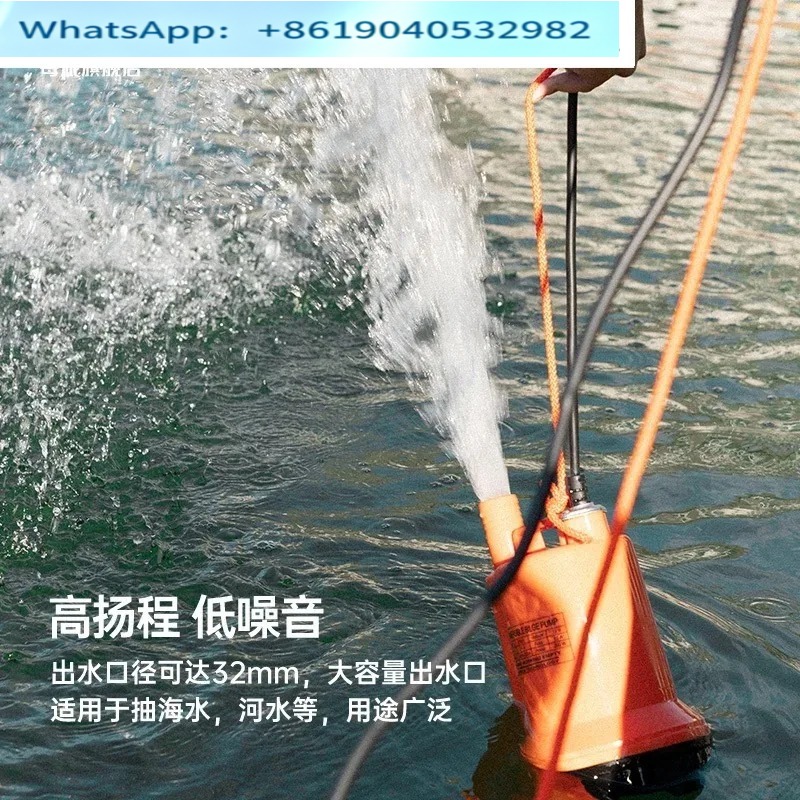Marine bilge pump 12V24v DC su - огляд і ціна Fishing Boat Bilge Pump